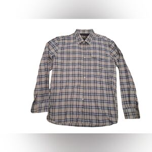 Barbour Flannel Cotton Plaid Long Sleeve Shirt